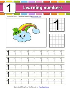 Read more about the article Number Worksheets for Preschoolers