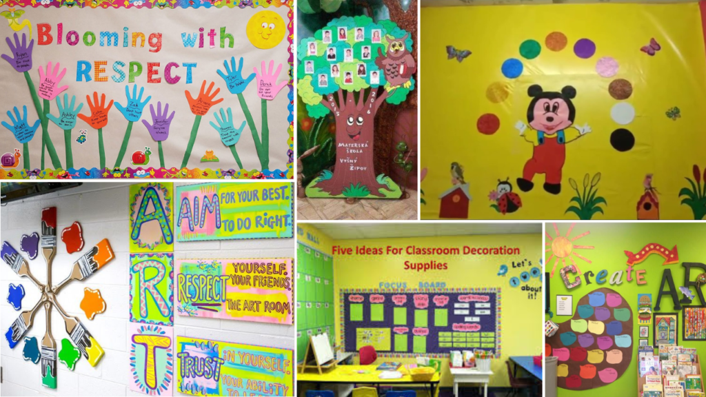 Preschool decoration ideas and worksheets for kids