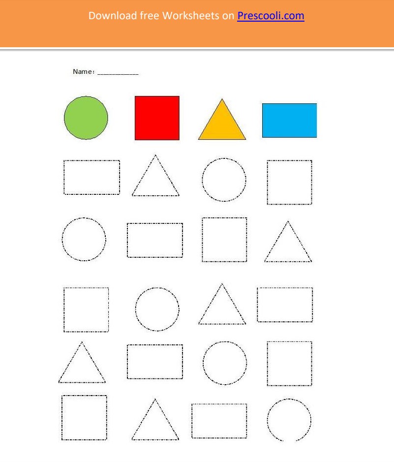 Read more about the article color shapes worksheet