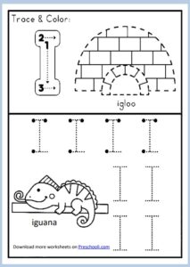 Read more about the article letter i tracing worksheets