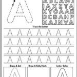 a to z trace letter