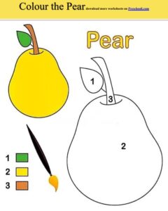 Read more about the article color worksheets for preschool